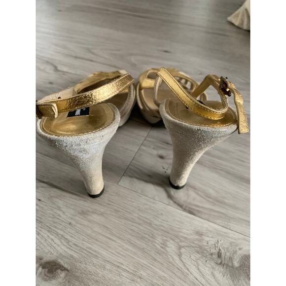 Sonia Rykiel Platform Slingback Heels Size 39.5 - Picture 3 of 6